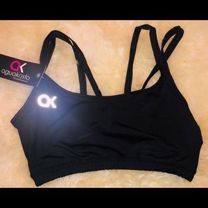 Aguakasta Black Top Sport Bra
